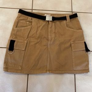 Topshop Khaki Skirt